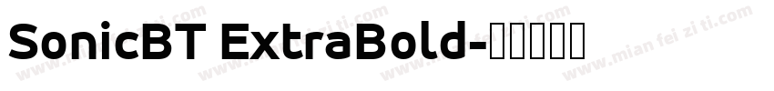 SonicBT ExtraBold字体转换